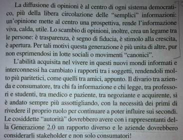 le conseguenze della libera circolazione di opinioni per la generazione 2.0