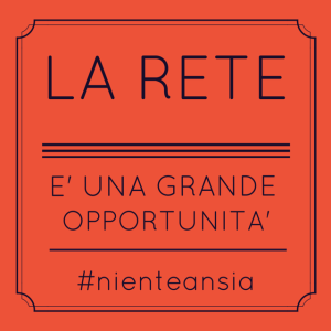 La rete è una grande opportunità
